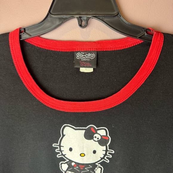 Sanrio Doe Vintage 2001 Hello Kitty Punk Rock Shirt - Picture 3 of 15